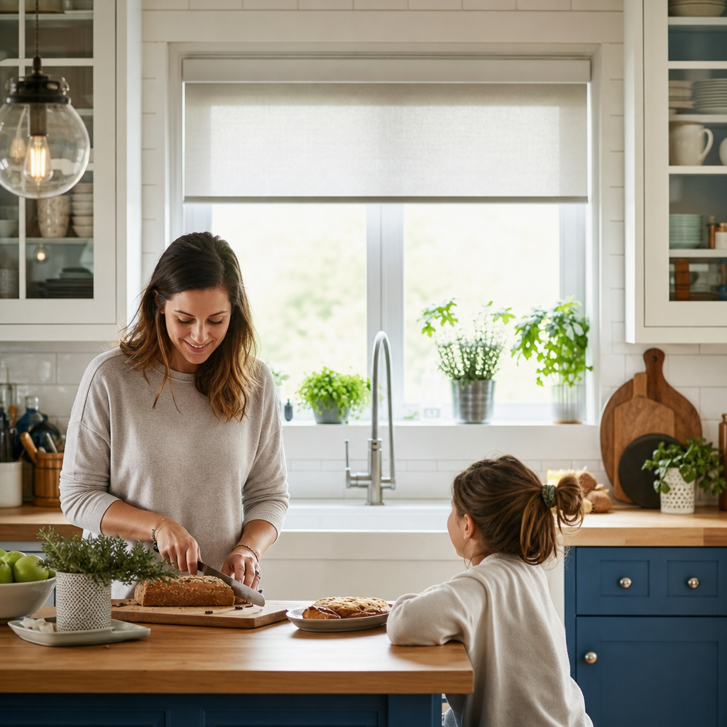 Toile en cuisine